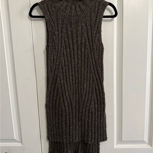 Mossimo Supply Co. Brown Sleeveless Tunic